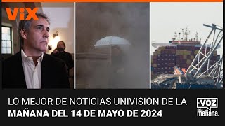 Lo mejor de Noticias Univision de la mañana | martes 14 de mayo de 2024 by Univision Noticias 9,020 views 19 hours ago 9 minutes, 5 seconds