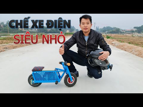 Chế Xe Điện Siêu Mini 24v 350w