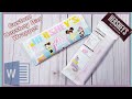 DIY Hershey Bar Wrapper | Microsoft Word