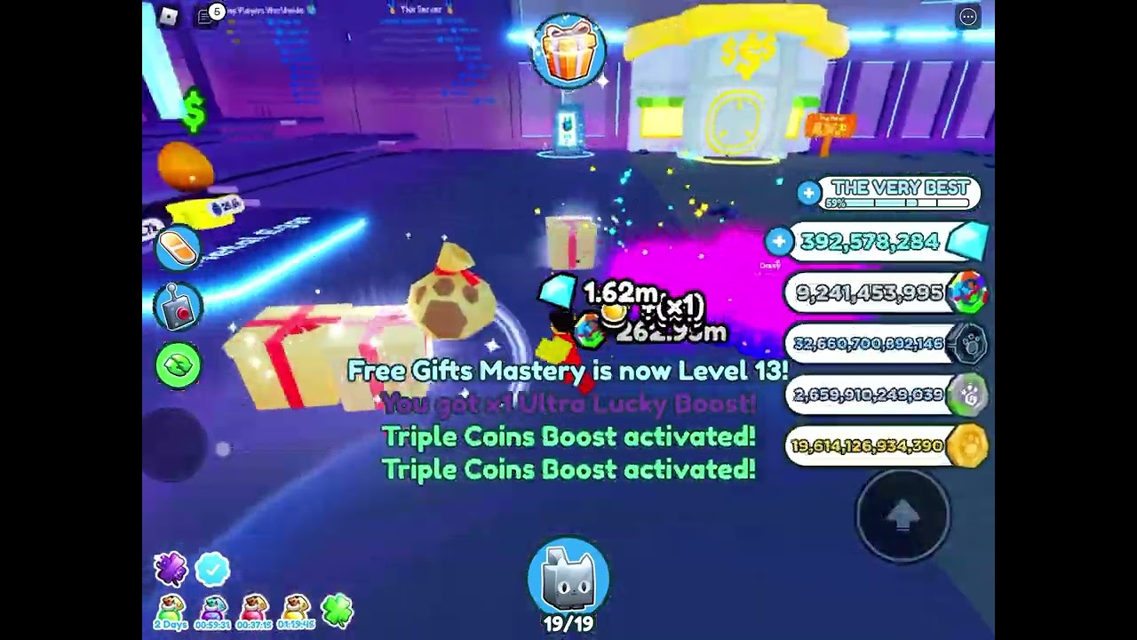 Pet simulator x Prøver at få en Huge Kop kage￼