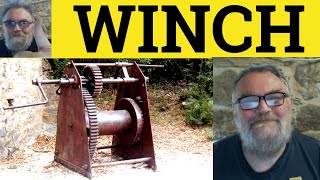 😎 Winch Meaning - Capstan Definition - Winch Examples - Engineering - Winch Capstan