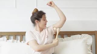 How To Use Oh My Muse Hinoki Cypress Wooden Body Roller