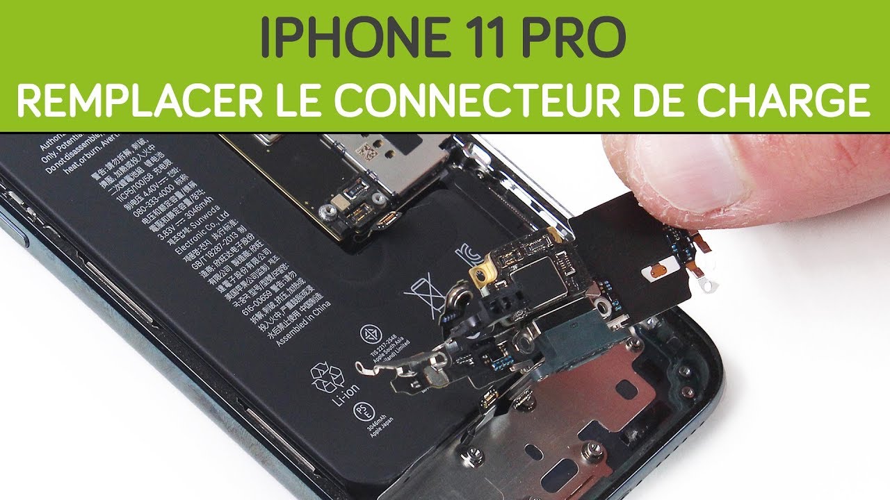 Réparation Chargeur iPhone 12 Pro, Connecteur de Charge
