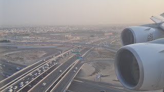 EMIRATES | A380 Early Morning Mist Landing at Dubai International Airport | EK10