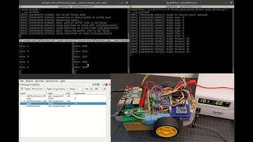 DiffBot #11 Motor and Encoder with ROS Serial