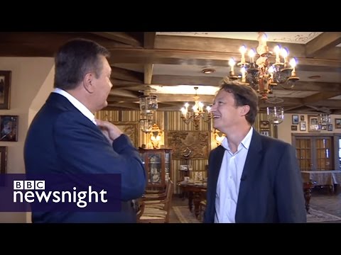 Viktor Yanukovych meets Gabriel Gatehouse - BBC Newsnight