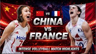 China vs France Epic Volleyball Highlights | Women's VNL 2026