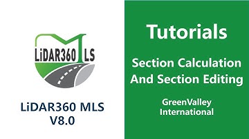 Road Section Analysis | 3.Section Calculation And Section Editing LiDAR Software Tutorial