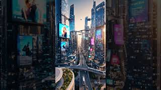Future City 2025 | AI Generated Futuristic Smart City Video #artificialintelligence #aivillage