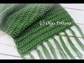 How to Crochet Easy Scarf for Men, Boys, Unisex, Crochet Video Tutorial