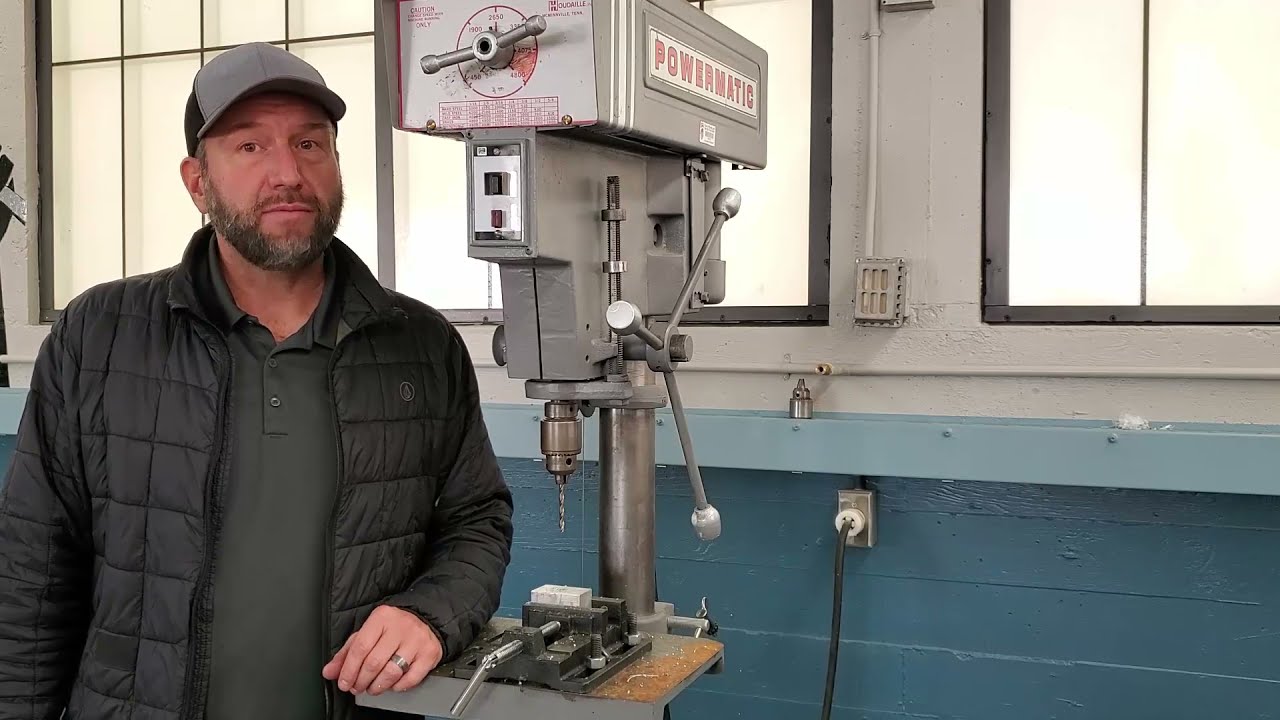 How to Operate and Drill Holes with a Drill Press YouTube