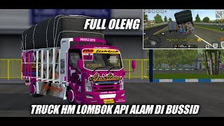 TRUCK HM LOMBOK (Api Alam) || OLENG DI BUSSID (cover dj aduh mamae ada cowo baju hitam)