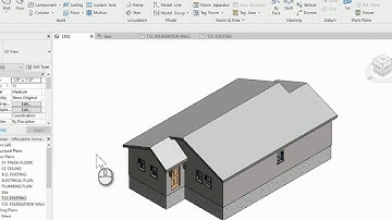 Modeling Foundation Walls and Footings