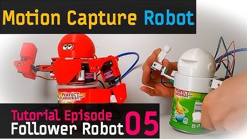 CHOOM EP05 | Follower Robot | How to make a humanoid robot | Arduino Project