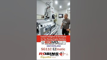 Robins Automated Seat & Guide Machine SG11c for Switzerland #robinsmachines #enginerebuilding