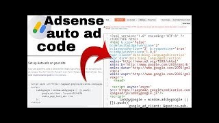How to add Adsense auto ad code in blogger