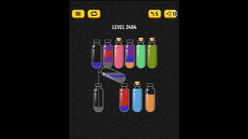 [BRAIN GAME] Soda Sort Puzzle LEVEL 2494 (Challenging the World Record)