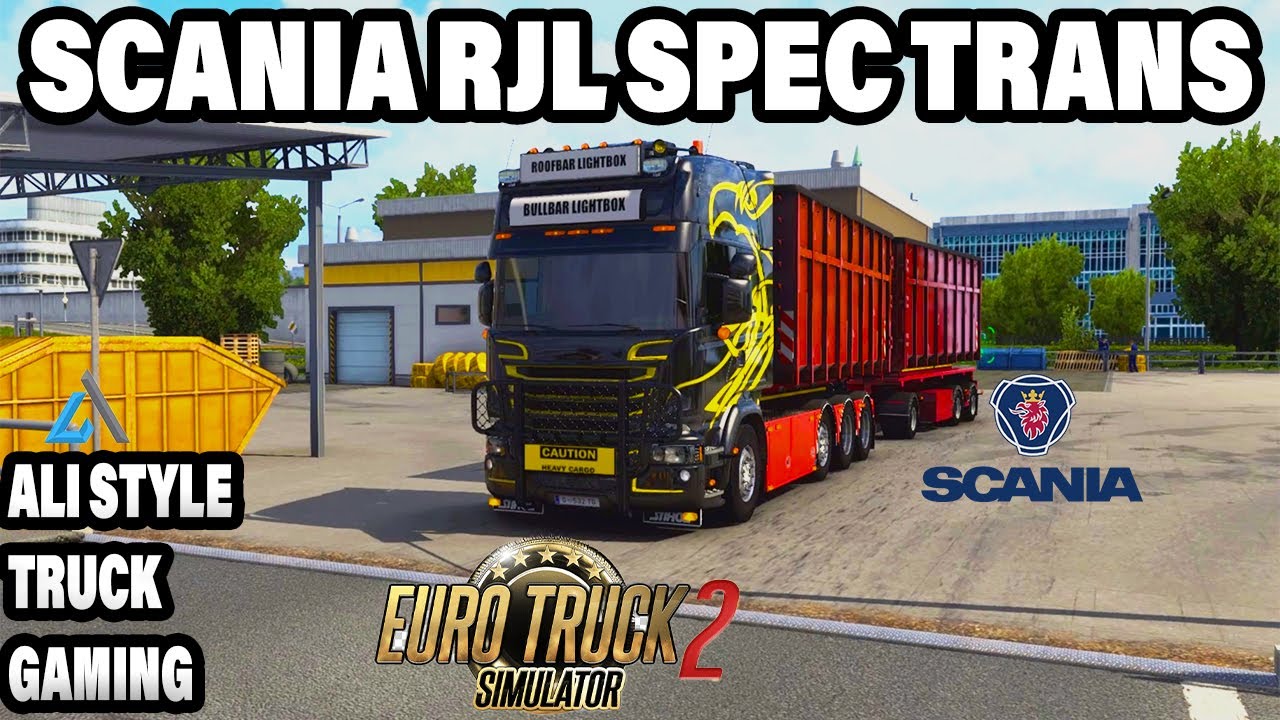 Euro Truck Simulator 2 (v1.49) Scania RJL Spec Trans Group 8X28X4 Truck ...