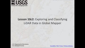 Lesson 10c2 - Exploring and Classifying lidar Data in Global Mapper