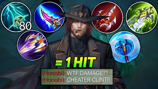 MOONTON THANKS FOR NEW CLINT ONE SHOT BUFFED BUILD! | CLINT NEW BEST BUILD 2025!