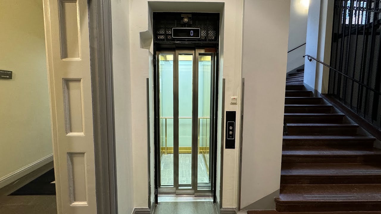 Stockholm, Sweden: epic KONE mod at Ostermalmsgatan 87L with 3 speed door