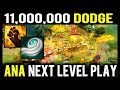 $11,000,000 Dodge - How Ana Dodge All Skills Perfectly in TI8
