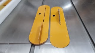 Zero-clearance inserts without deformation/ table saw inserts