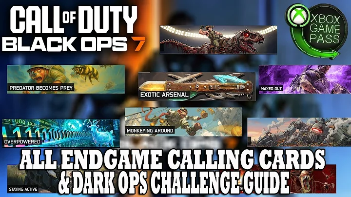 COD Black Ops 7 Guide | ALL Endgame & Dark Ops Calling Cards Challenge Guide