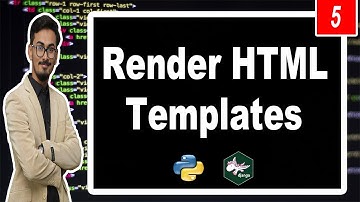 Render Html Templates in Django