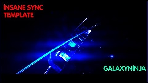 [Panzoid] INSANE SYNC INTRO TEMPLATE | Galaxy Ninja