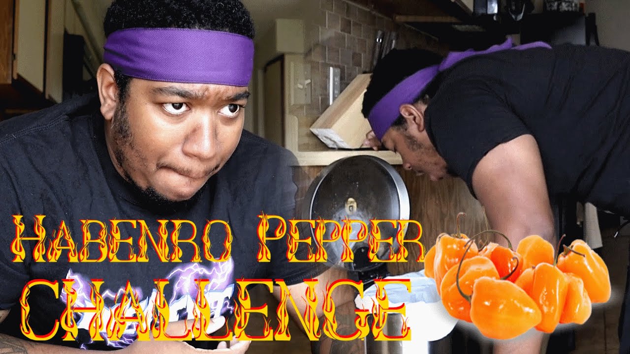 I ALMOST DIED DOING THIS CHALLENGE HABANERO PEPPER CHALLENGE YouTube