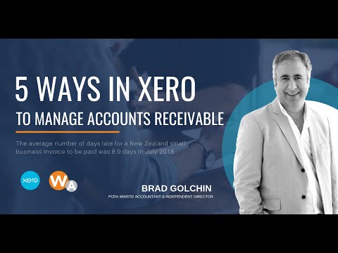 5 Ways In Xero To Manage Accounts Receivable  Accounts Receivable In Xero Must See!