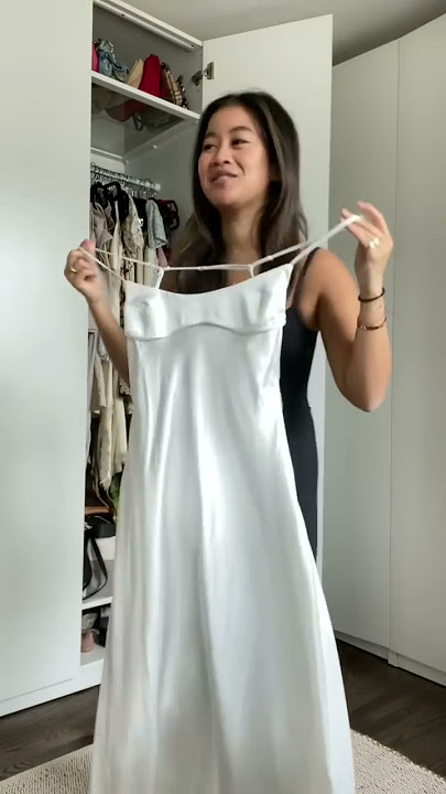 Replying to @jemimahha TRYING ON THE VIRAL ZARA BBL DRESS