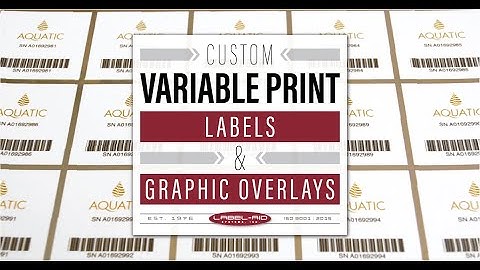 Custom Variable Print Labels and Graphic Overlays