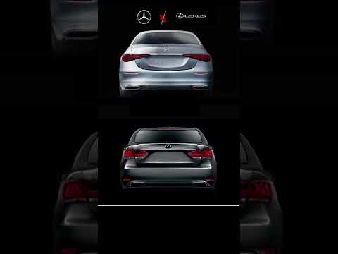 Mercedes-Benz S class vs Lexus LS rear evolution design & transformations