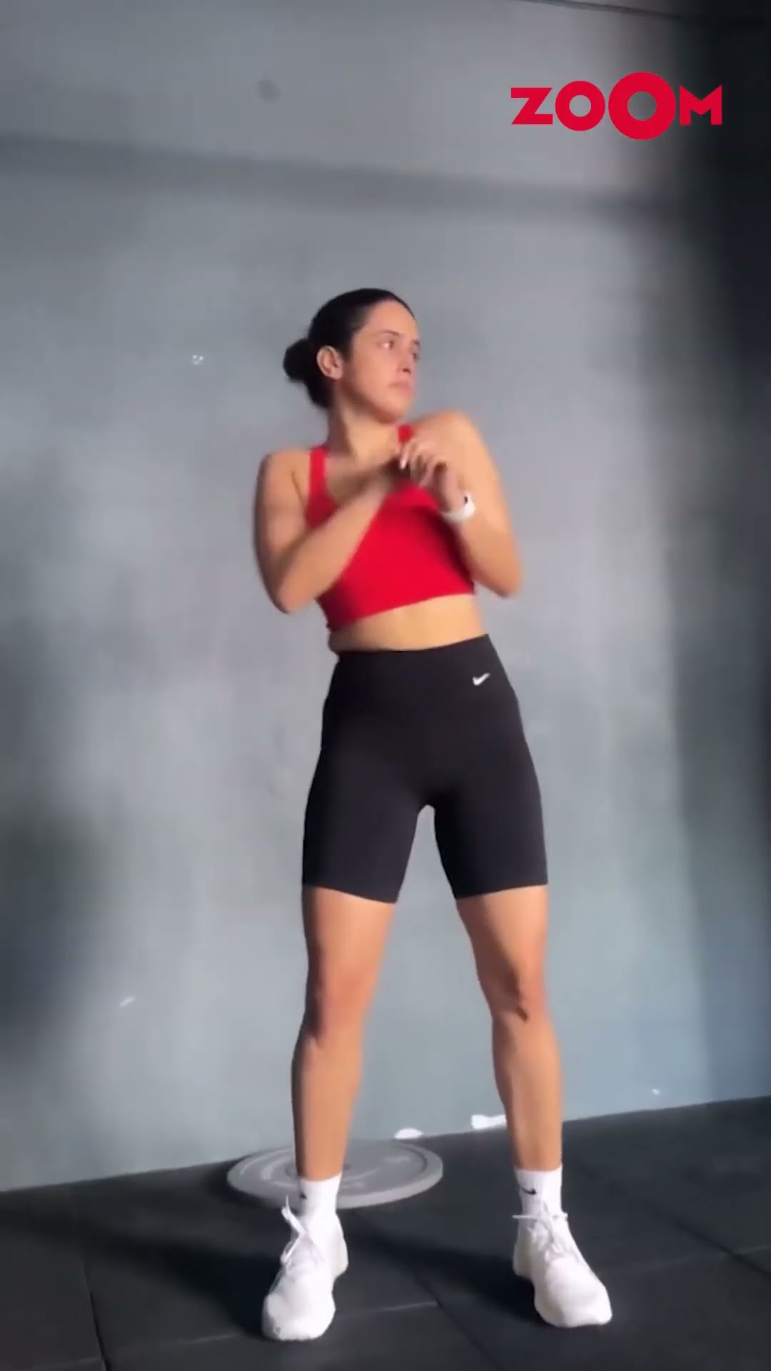Here's a look at Sanya Malhotra's INTENSE workout routine ??️ #sanyamalhotra #shorts