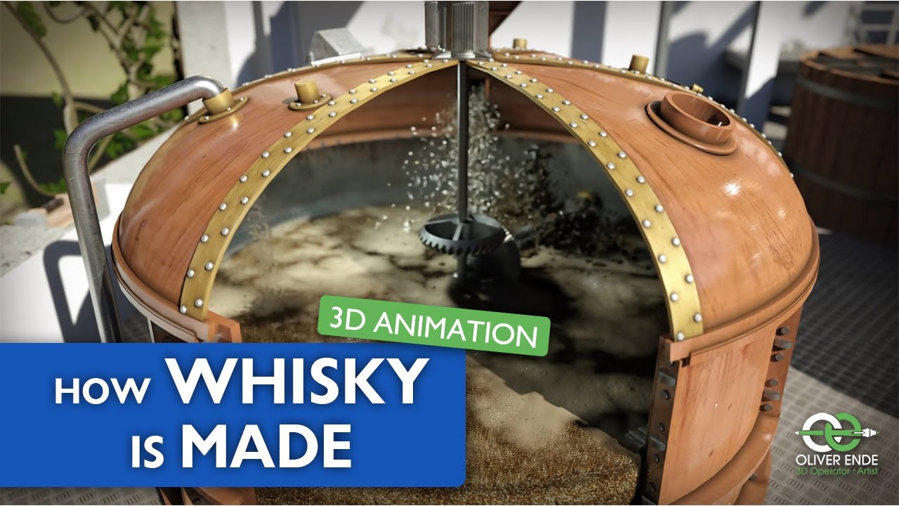 How Whisky Is Made - 3D Animation About The Production Of Whisky (Remake 2020)