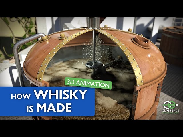How Whisky is made - 3D animation about the production of Whisky (remake 2020) class=