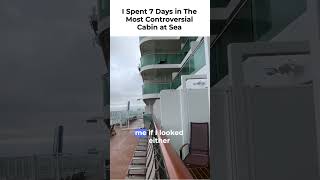 This balcony cabin was bizarre #shorts
