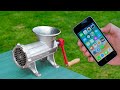 EXPERIMENT: IPHONE VS MEAT GRINDER