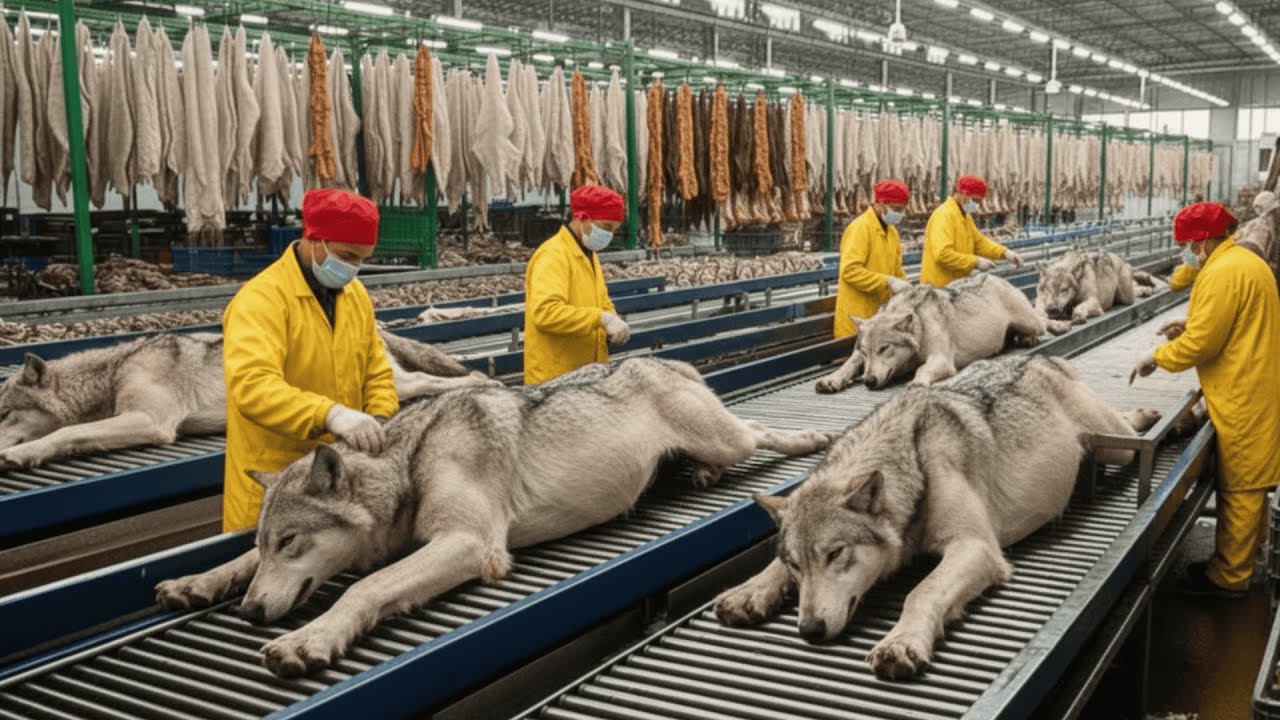 Inside the Wolf Leather Factory – How Wolf Hide Becomes Ultra-Premium Luxury Goods (Full Process)