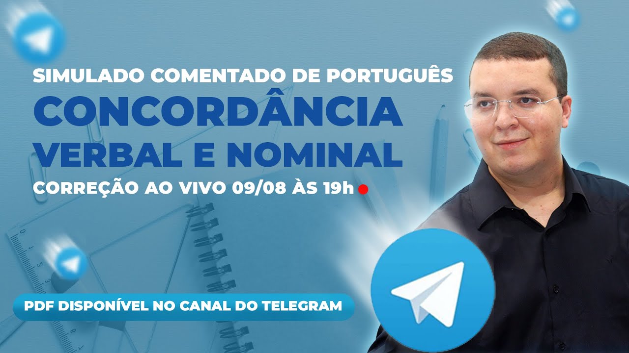 Simulado comentado de Português - Concordância verbal e nominal