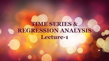 Time Series & Regression Analysis- CMA FINAL
