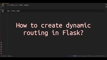 How to create #dynamic #routing in Flask? Flask #dynamic #routing Made Easy The Trick No One Told