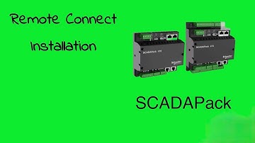 How to Install RemoteConnect for SCADAPack Configuration