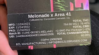 Alien Labs (melonade X area 41) cured resin cart review