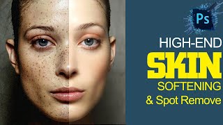 High-End Skin Retouching Tutorial | Skin Retouching in Adobe Photoshop cc | Eupay Graphic Design ||