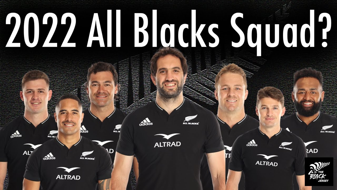 ALL BLACKS Squad vs IRELAND (2022 