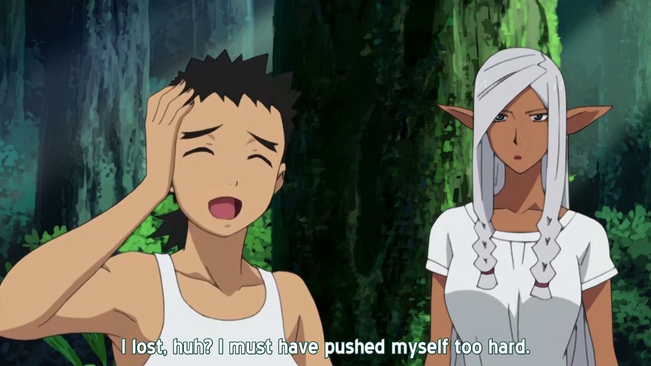 When a Dark Elf saves you and wants to confess her feelings for you