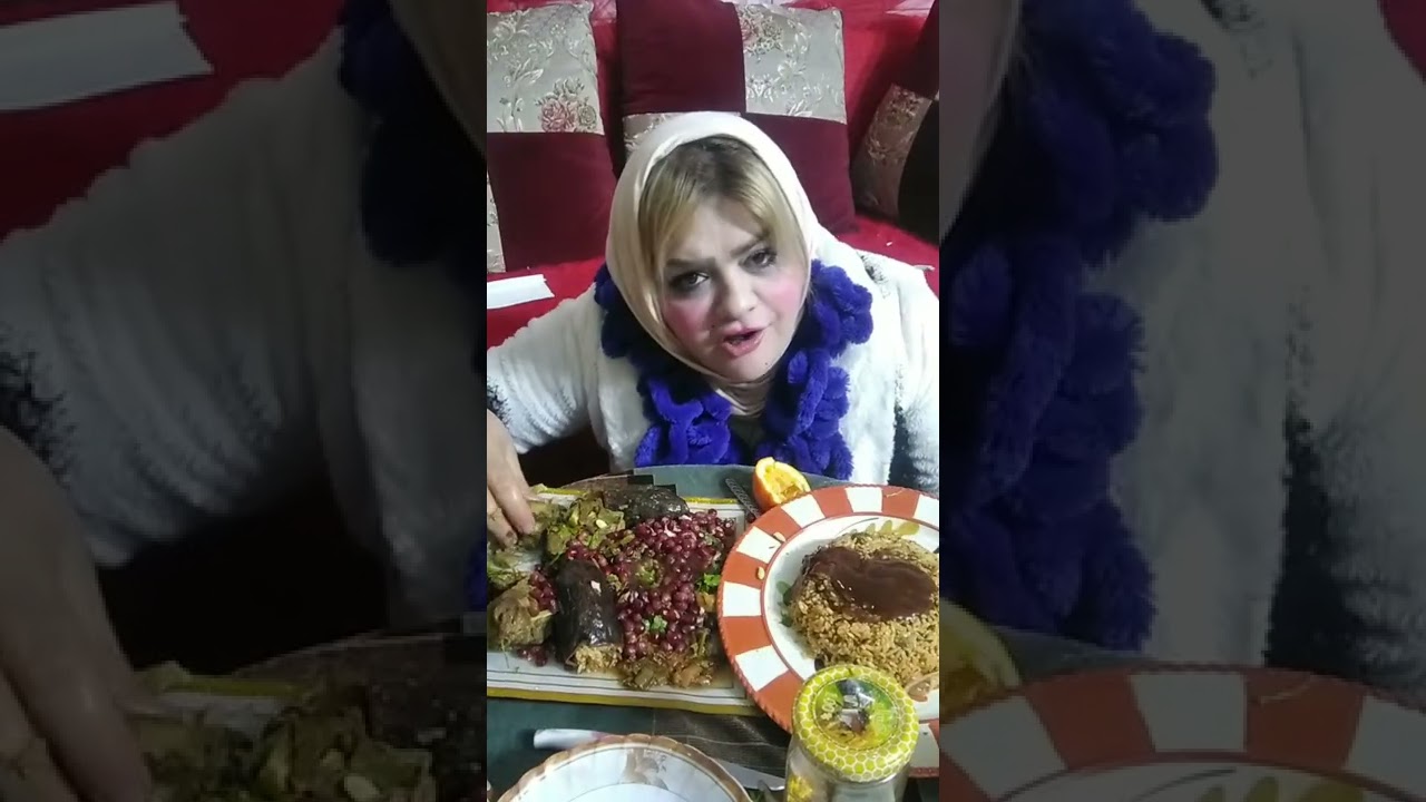 تحدي اكل كيلو لحم غنم كل كيلو اكلته،مع تمن عنبر والصلصه،خظار والرمان فدشي طعم يخبل